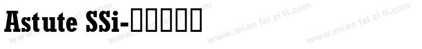 Astute SSi字体转换
